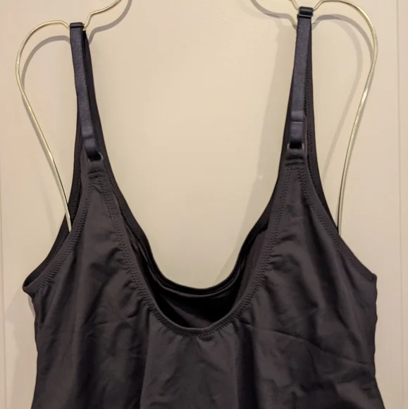 NWT SKIMS Signature Swim SCOOP NECK ONE PIECE Black Onyx 3X - Picture 5 of 7